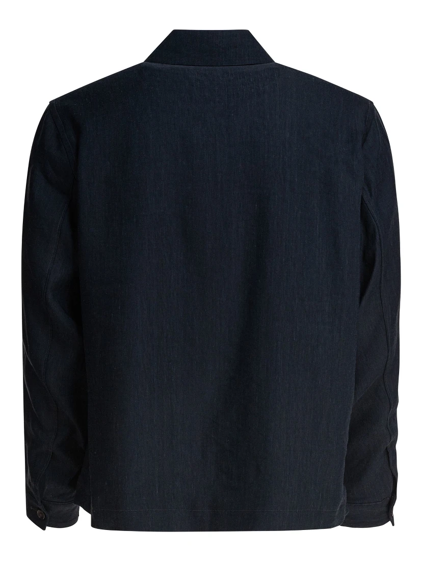 Bomber jacket zipper closure