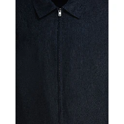 Bomber jacket zipper closure