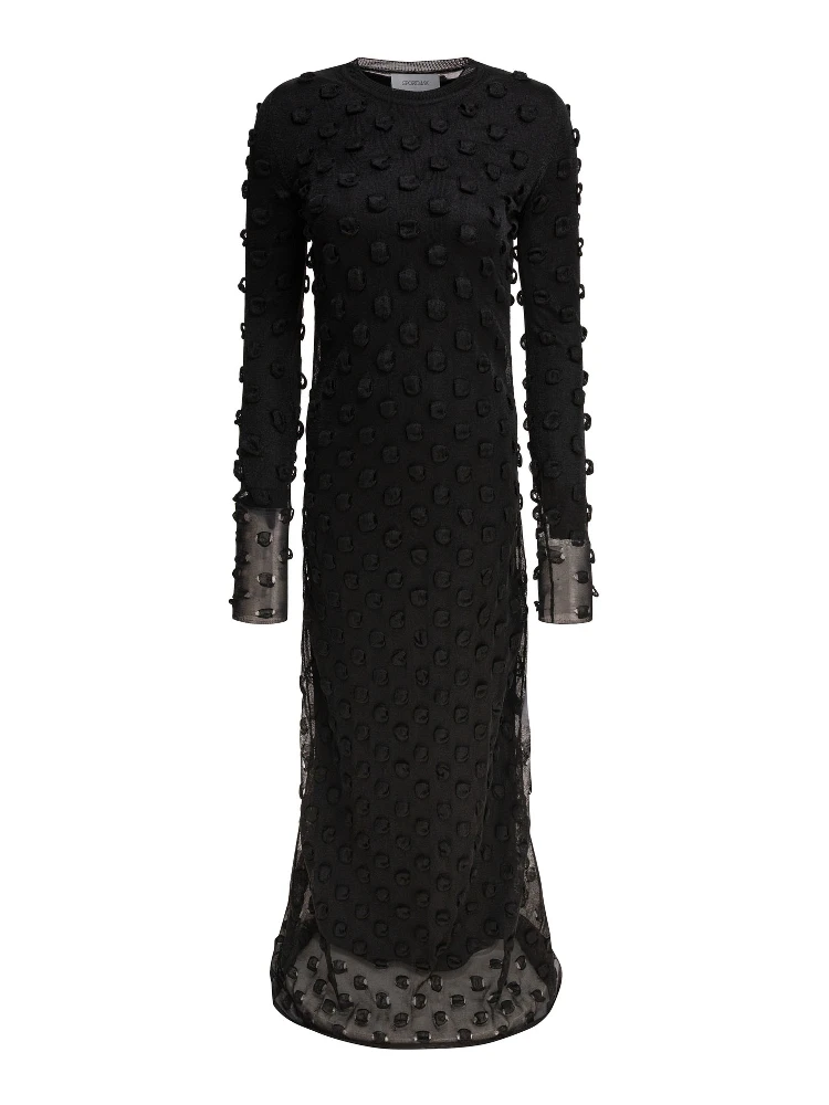 Long flared dress