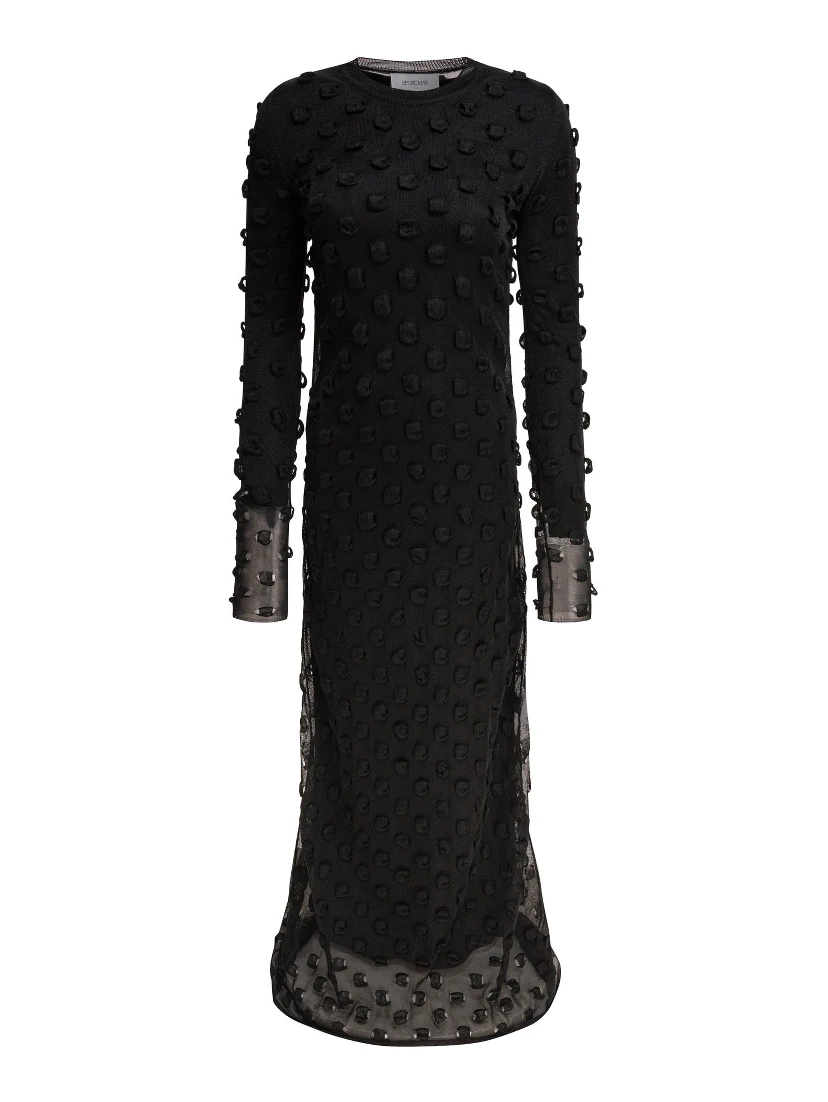 Long flared dress