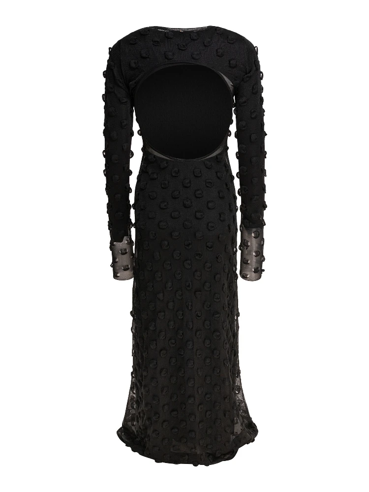 Long flared dress alternative