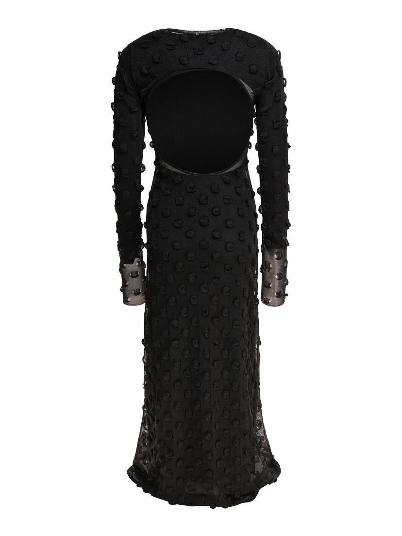 Long flared dress