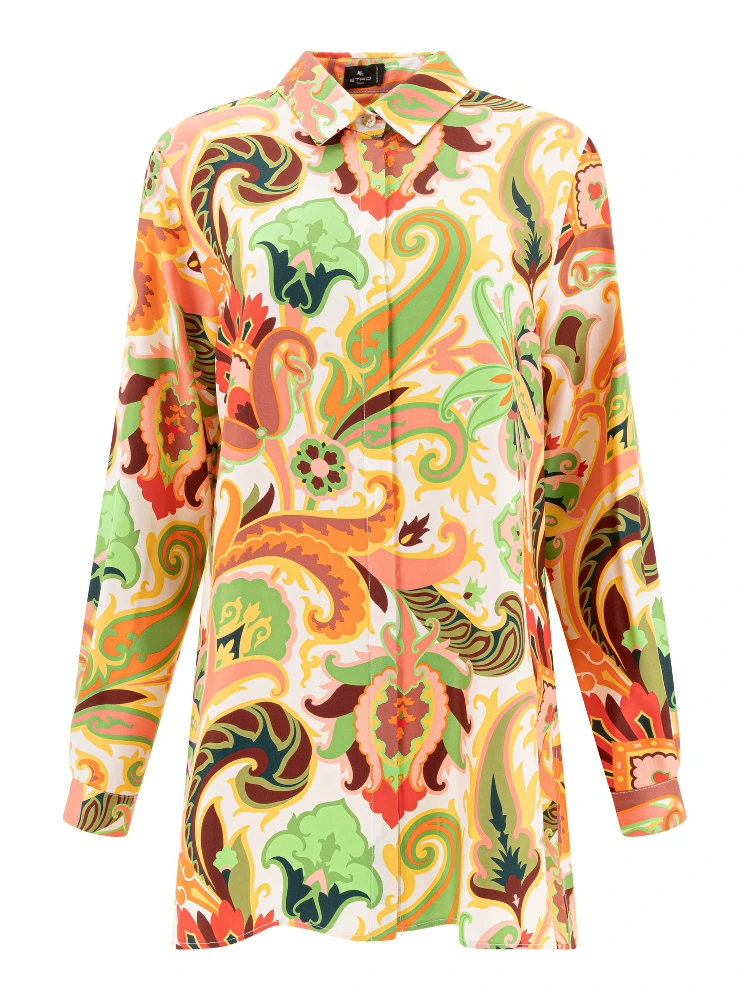 Silk paisley shirt