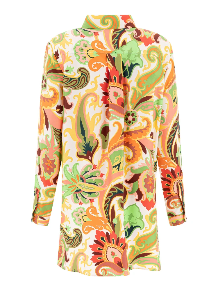 Silk paisley shirt alternative
