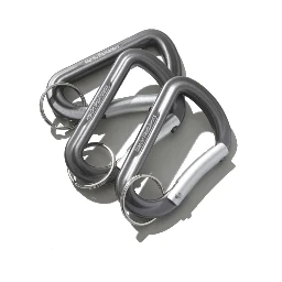Carabiners with engraved logo