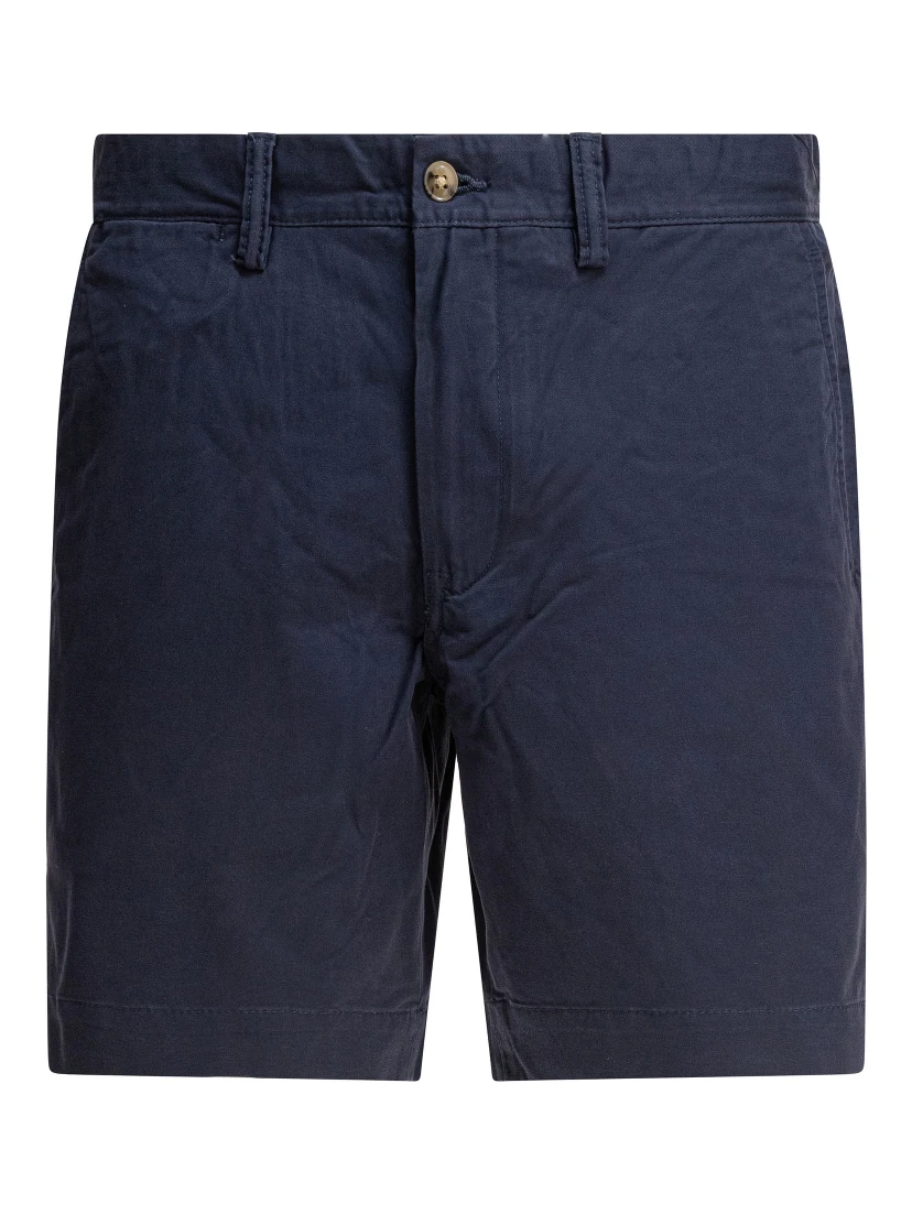 Straight fit stretch chino shorts