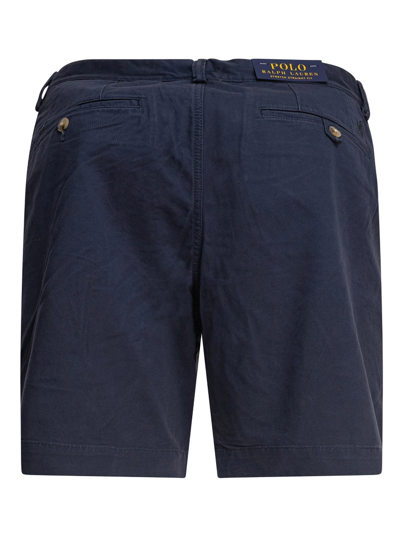 Straight fit stretch chino shorts