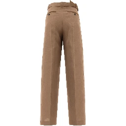 Tailored belted trousers