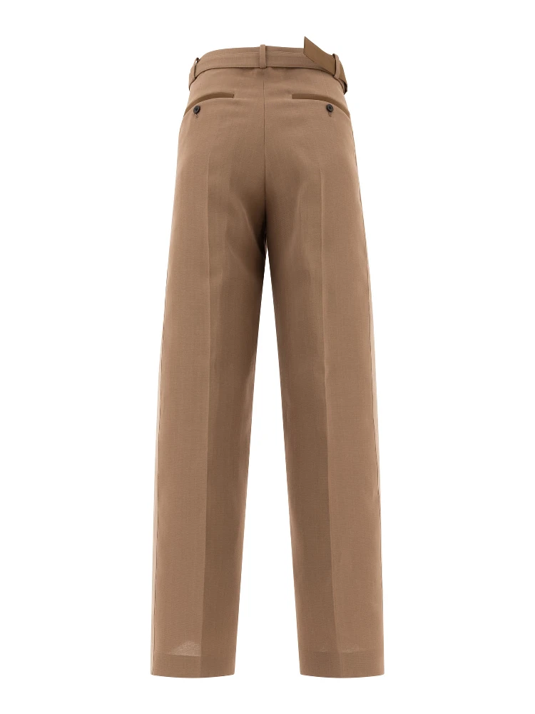 Tailored belted trousers alternative
