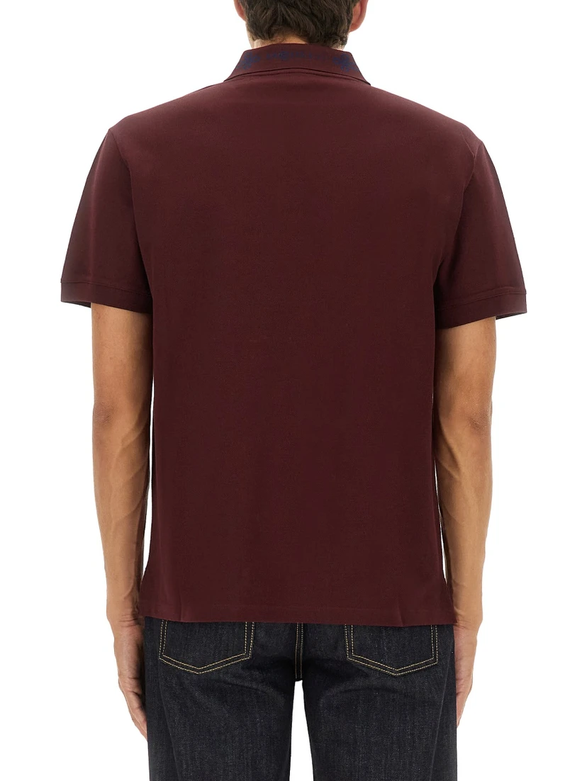 POLO SHIRT WITH LOGO ON THE COLLAR