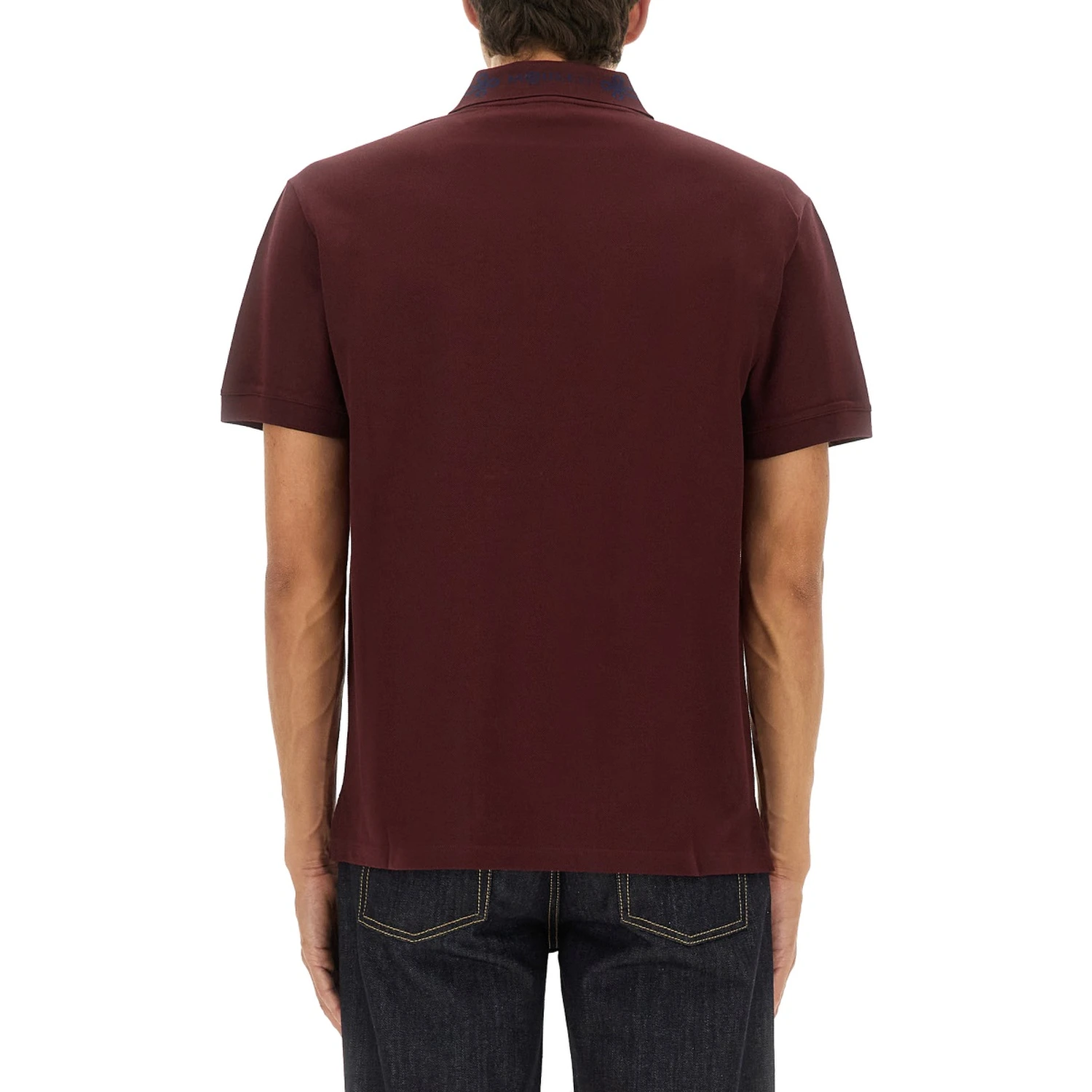 POLO SHIRT WITH LOGO ON THE COLLAR