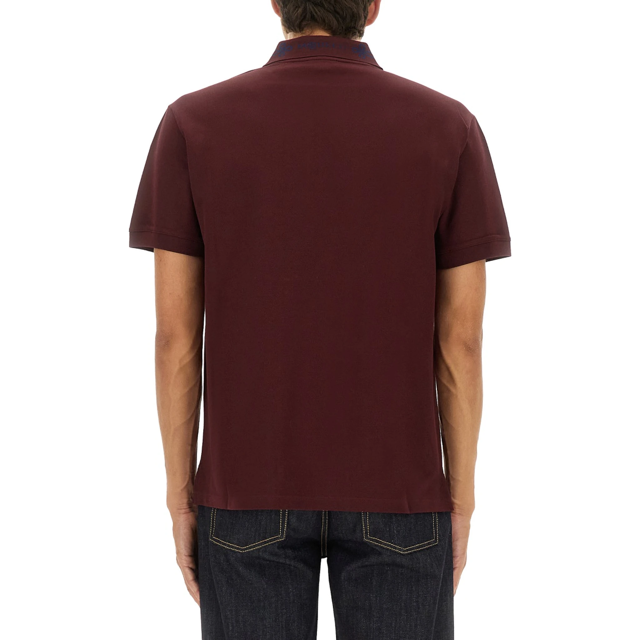 POLO SHIRT WITH LOGO ON THE COLLAR