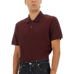 POLO SHIRT WITH LOGO ON THE COLLAR