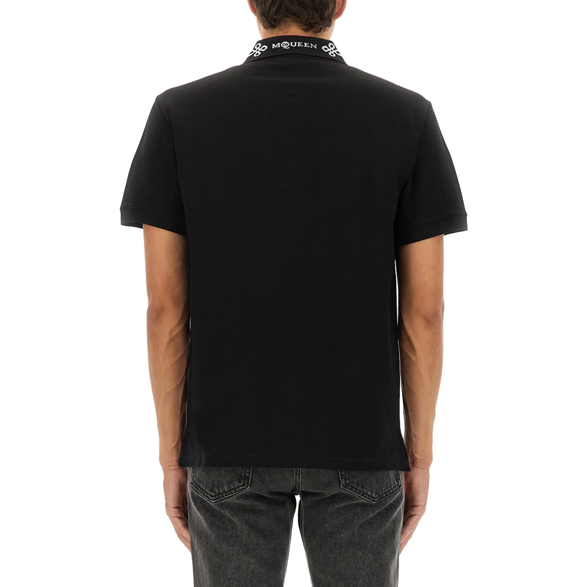 POLO SHIRT WITH LOGO ON THE COLLAR