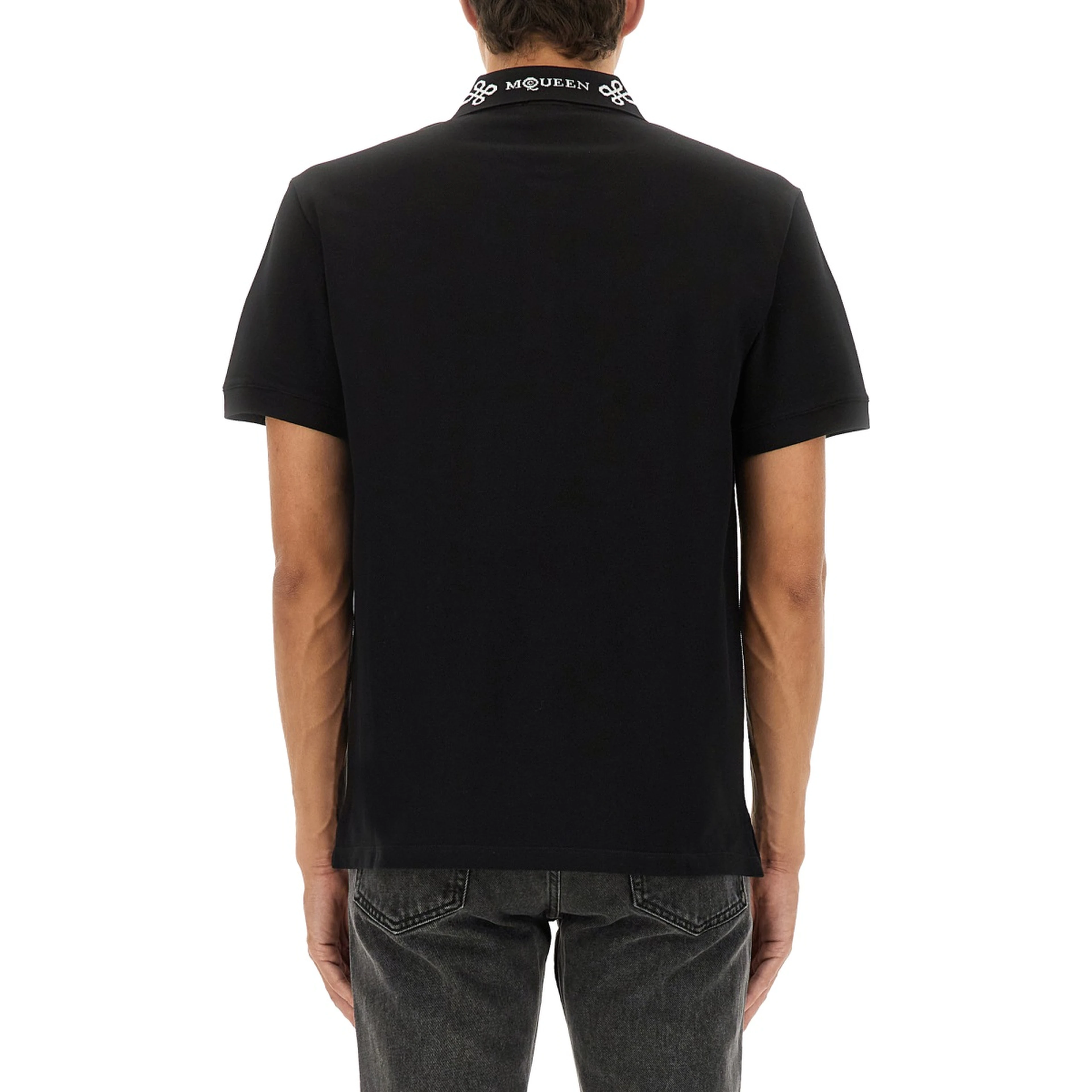 POLO SHIRT WITH LOGO ON THE COLLAR
