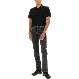 POLO SHIRT WITH LOGO ON THE COLLAR