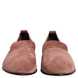 Pink Suede Loafers Formal Men Dress Shoes