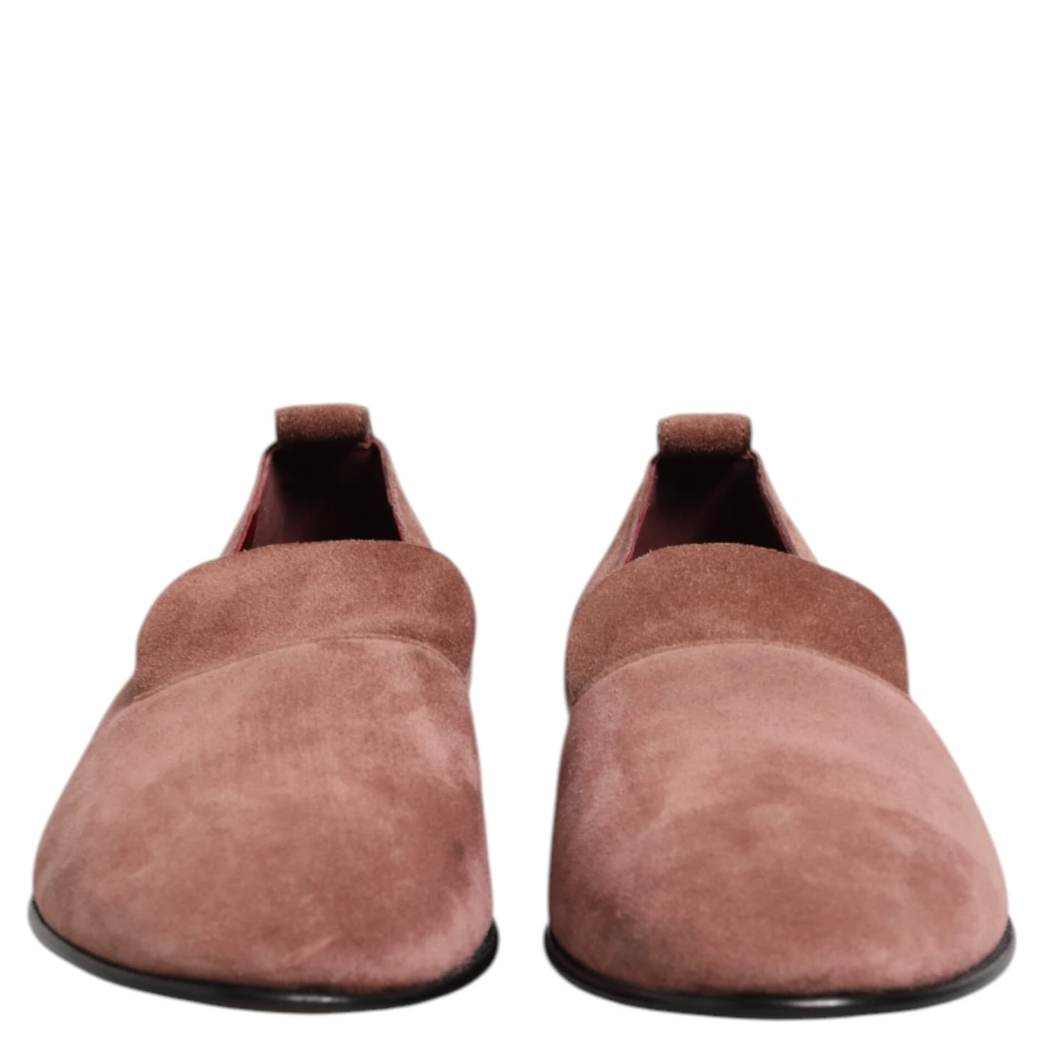 Pink Suede Loafers Formal Men Dress Shoes