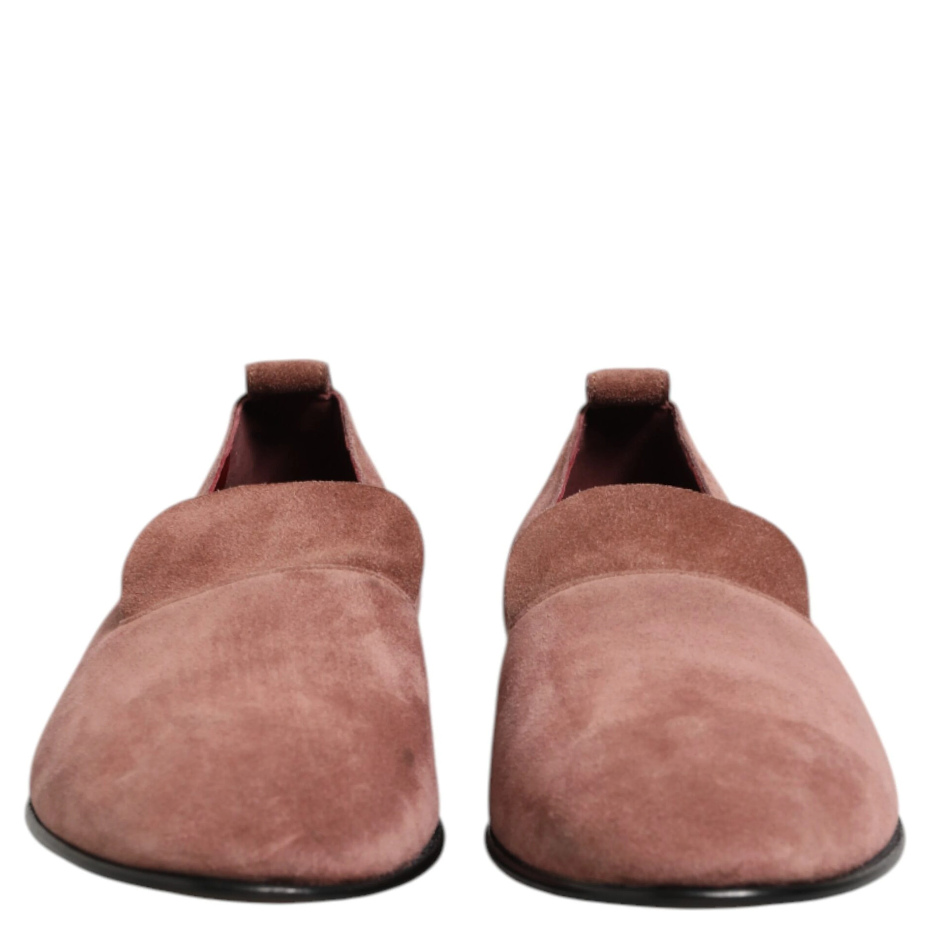 Pink Suede Loafers Formal Men Dress Shoes