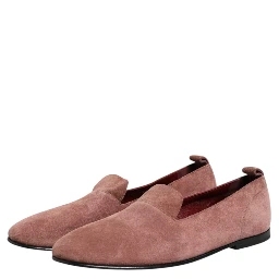 Pink Suede Loafers Formal Men Dress Shoes