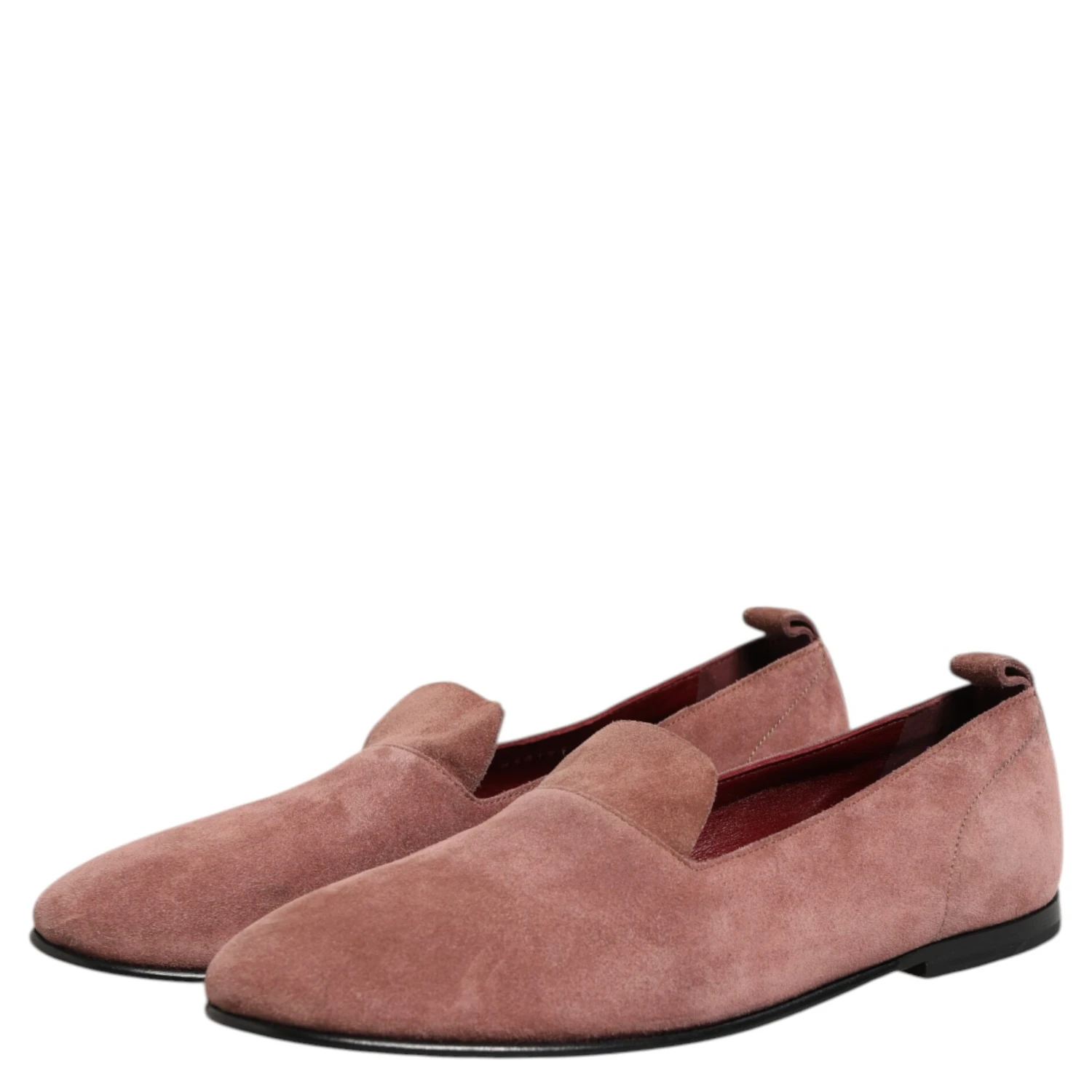 Pink Suede Loafers Formal Men Dress Shoes