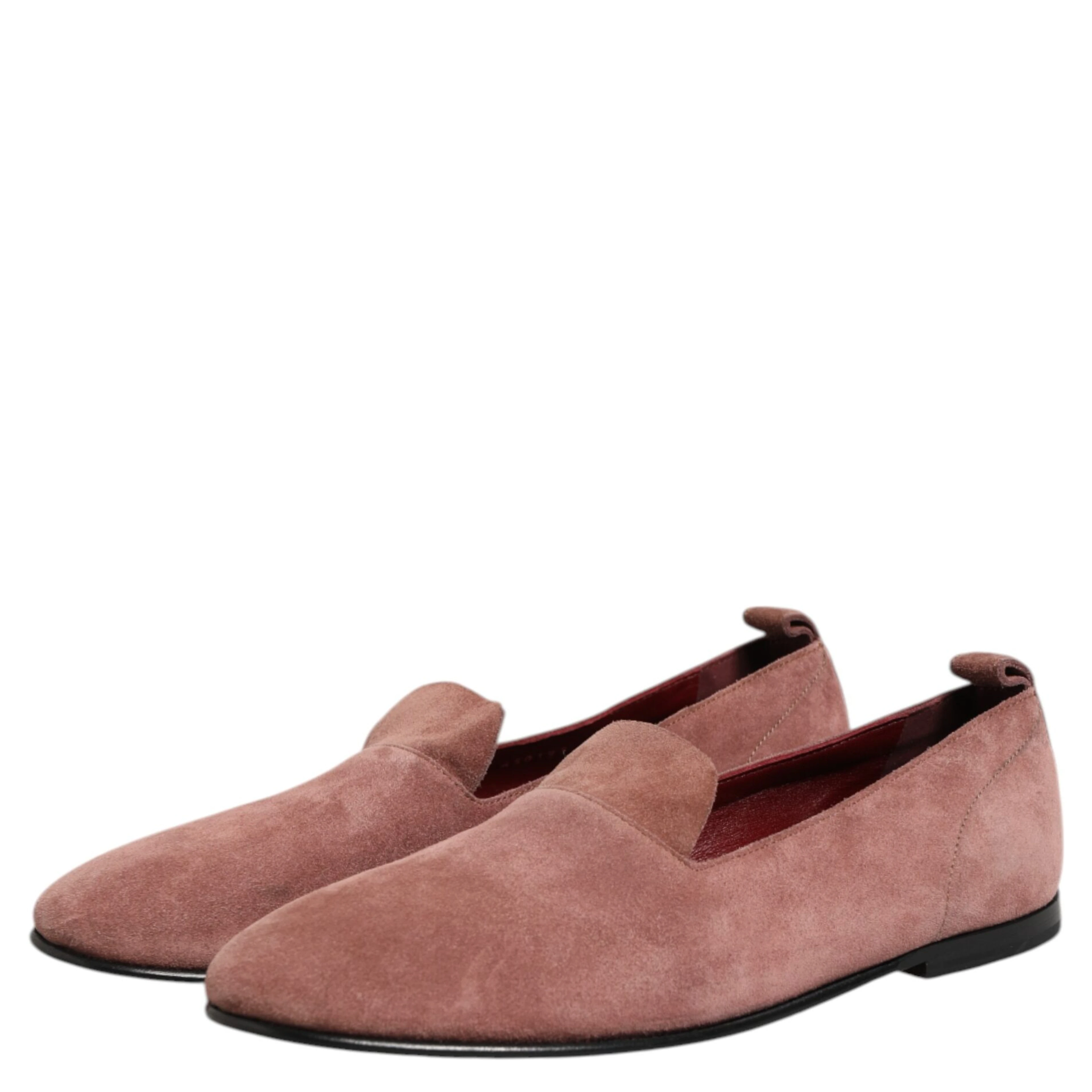 Pink Suede Loafers Formal Men Dress Shoes