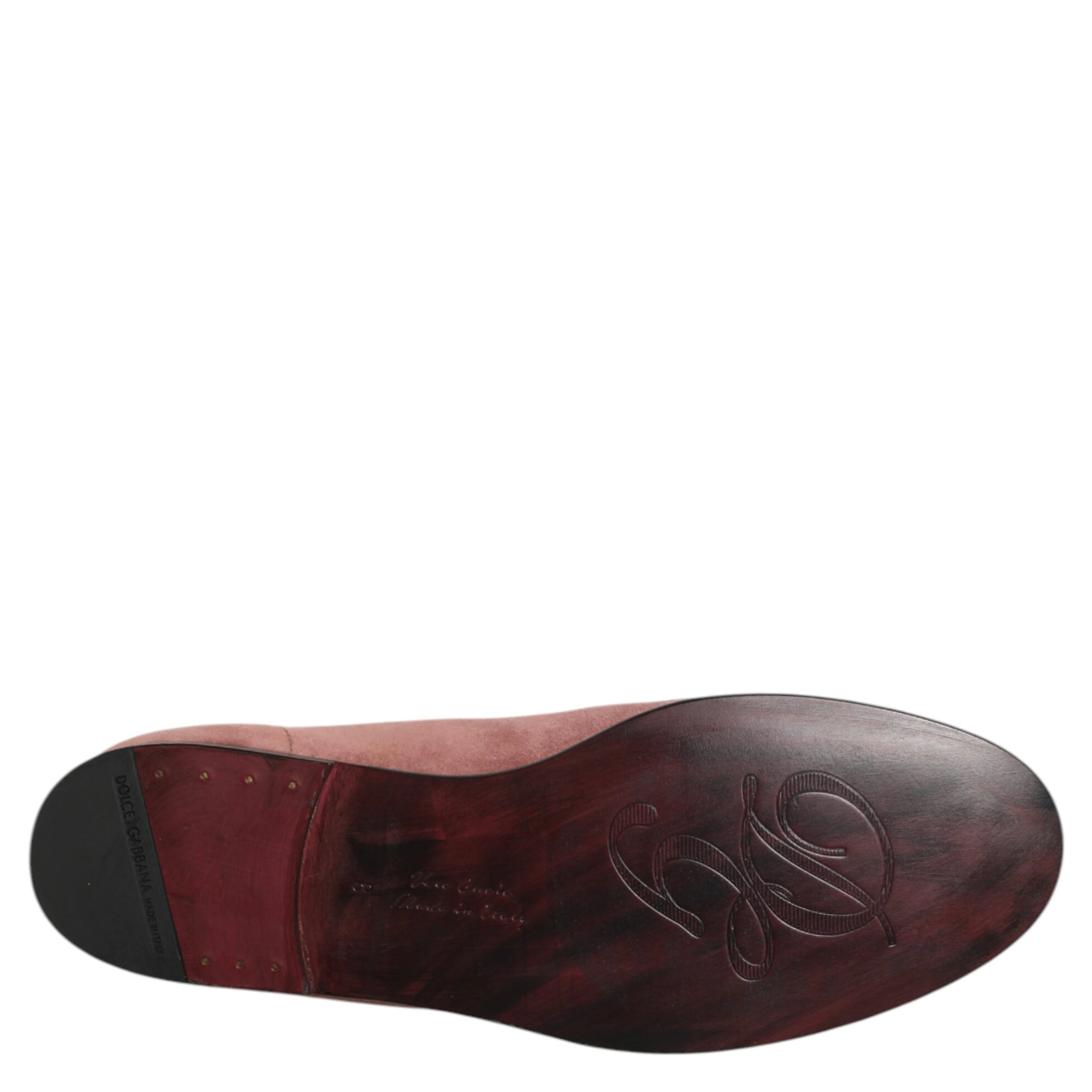 Pink Suede Loafers Formal Men Dress Shoes