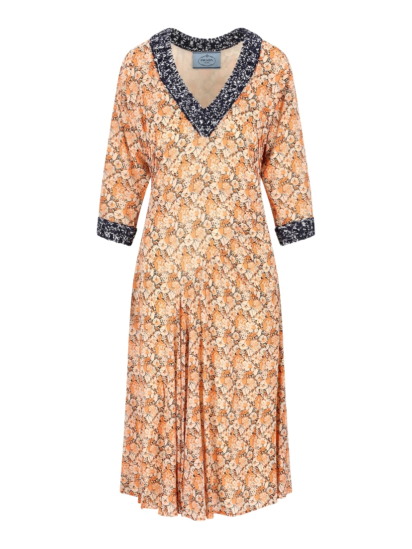 Prada Dresses Orange
