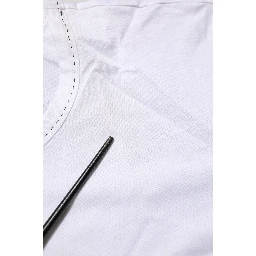 White Cotton Crew Neck Underwear Tee T-shirt