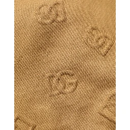 Brown Cotton Stretch Logo CargoBermuda Shorts