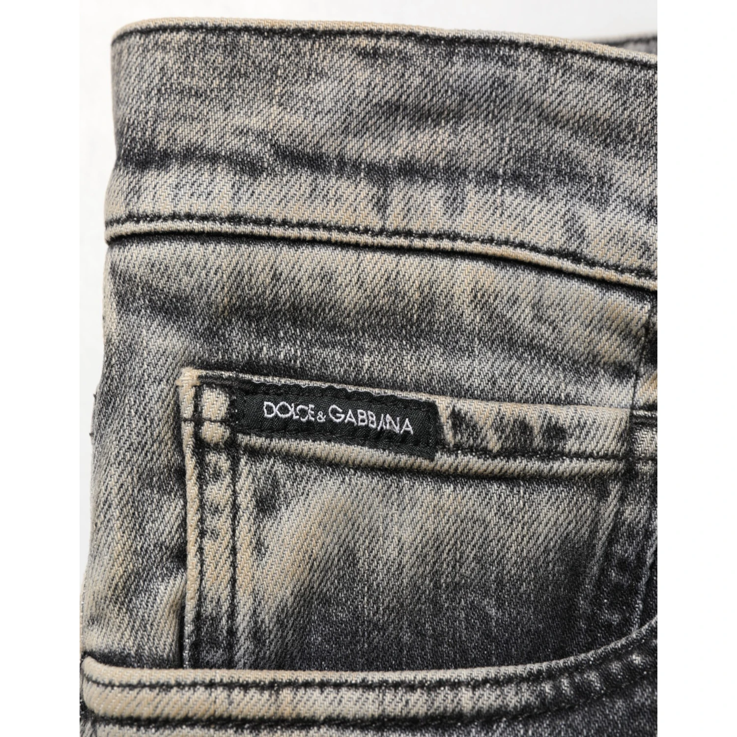 Gray Cotton Stretch Slim Fit Men Denim Jeans
