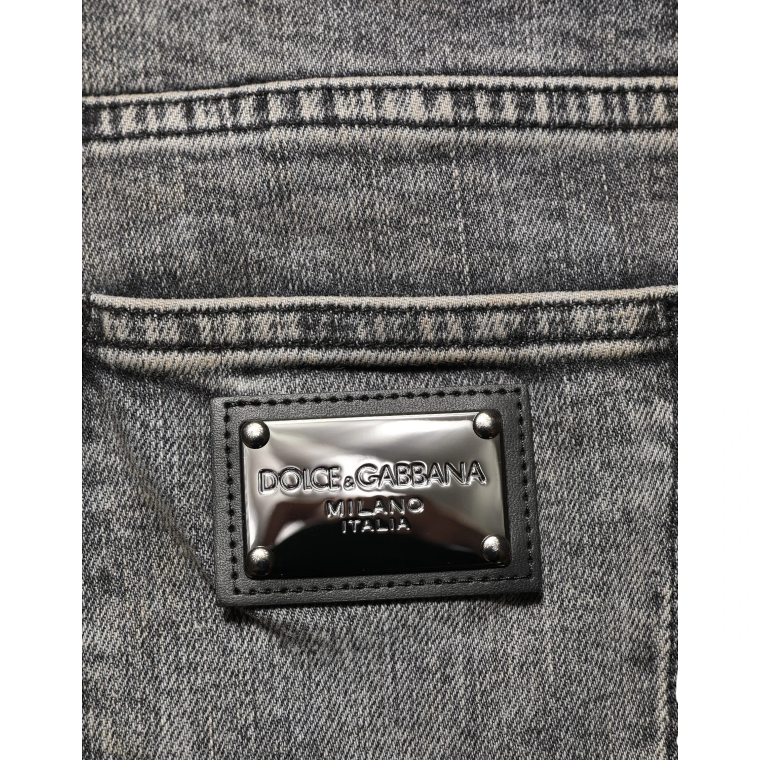Gray Cotton Stretch Slim Fit Men Denim Jeans