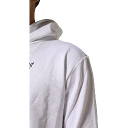 White Sacred Heart Hooded Sweatshirt Sweater