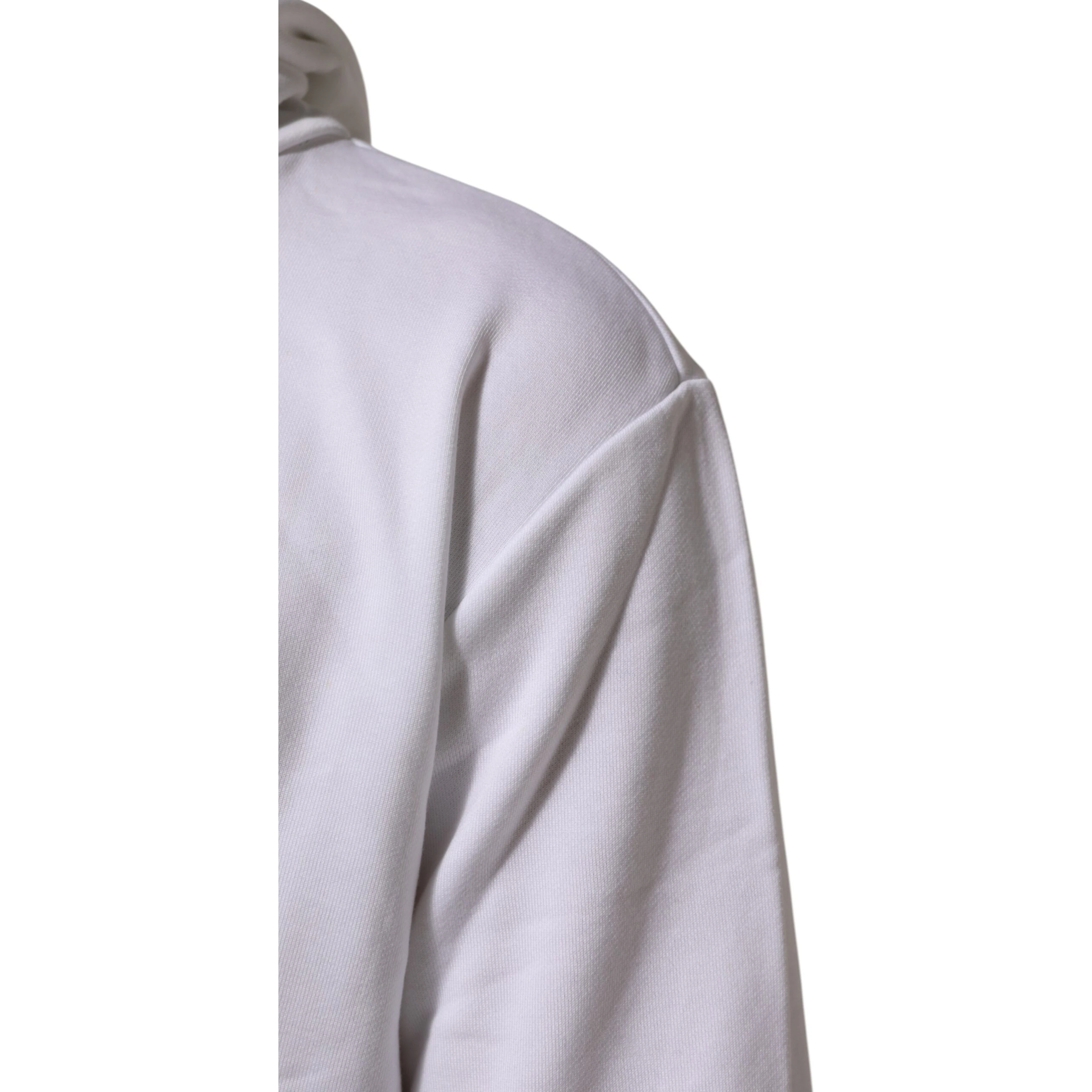 White Sacred Heart Hooded Sweatshirt Sweater