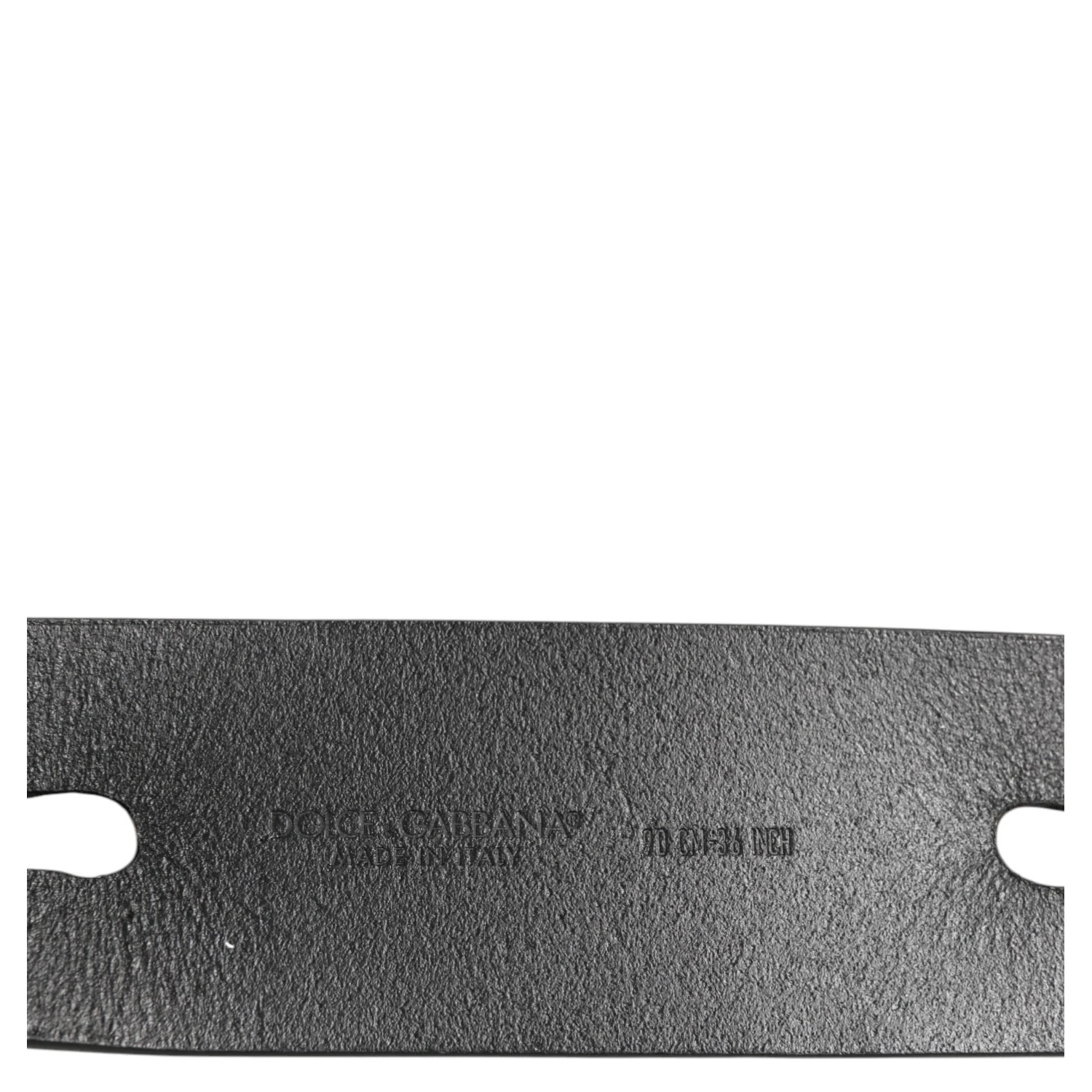 Black Double Strap Leather Silver Buckle Belt