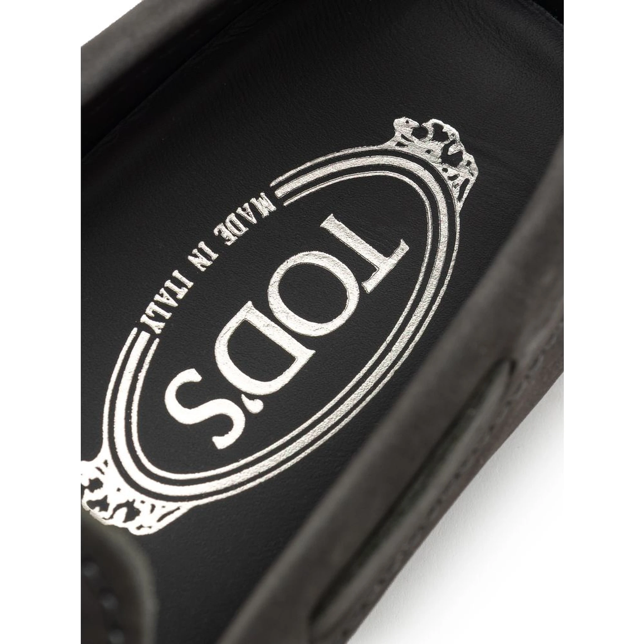 Gray Nubuc Leather Moccassin