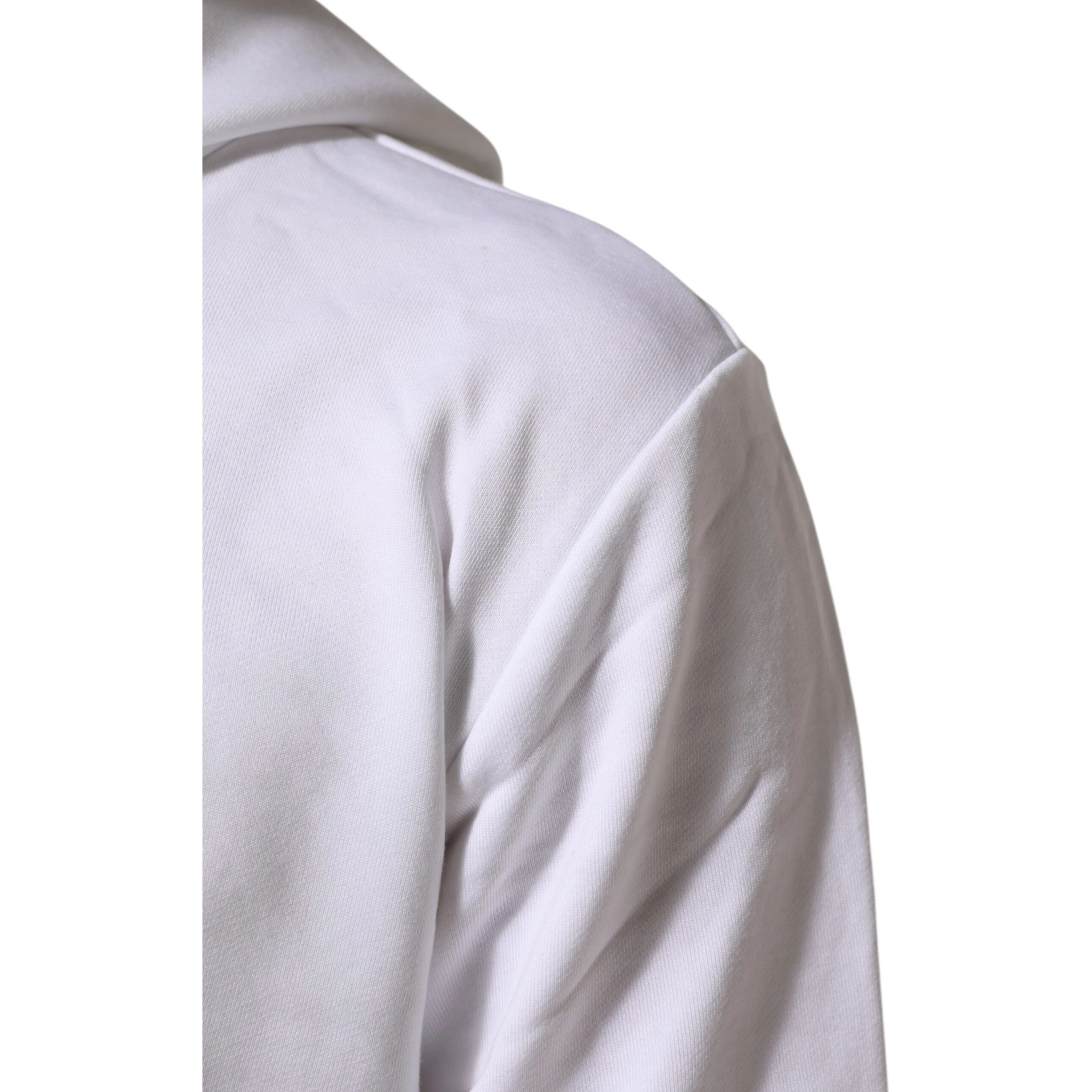 White Sacred Heart Hooded Sweatshirt Sweater