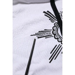 White Sacred Heart Hooded Sweatshirt Sweater