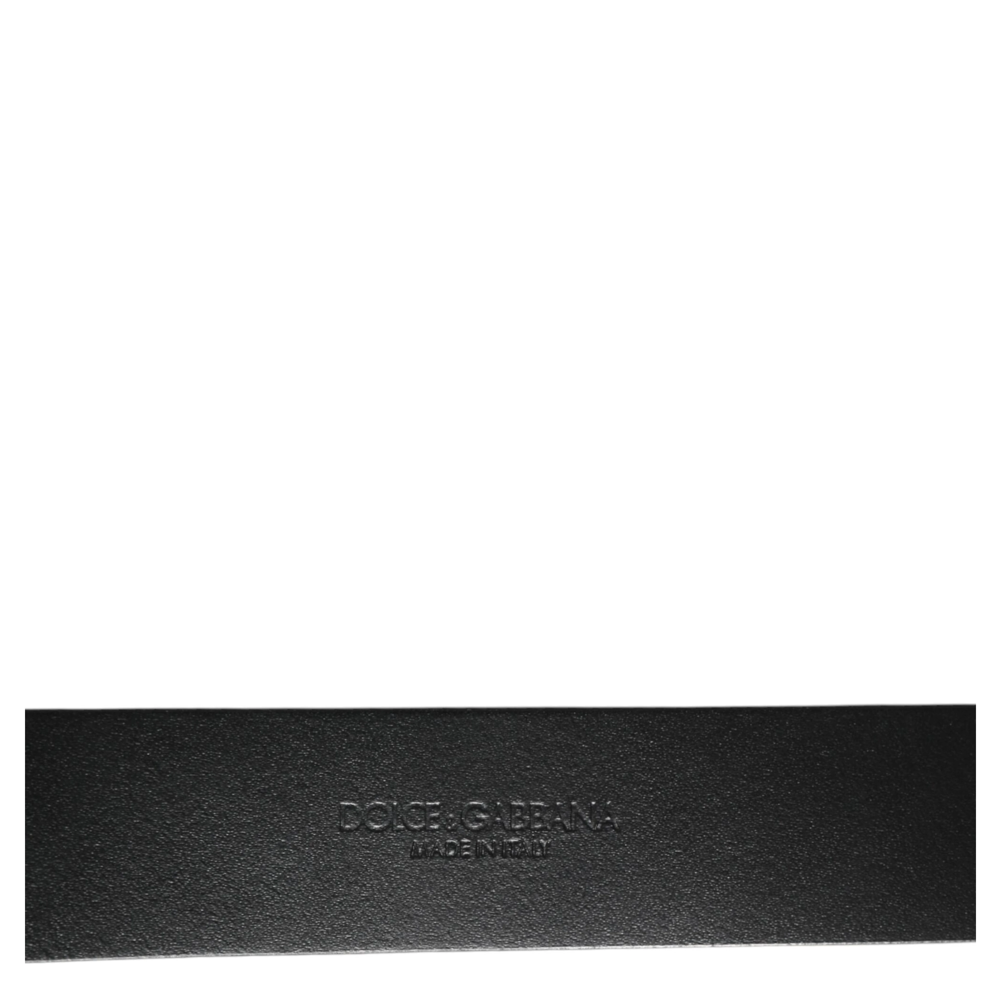Black Silver Pebbled Texture Leather Buckle Men Belt