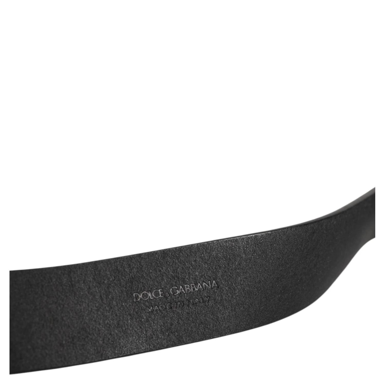 Black Leather Metal Buckle Classic Men Belt