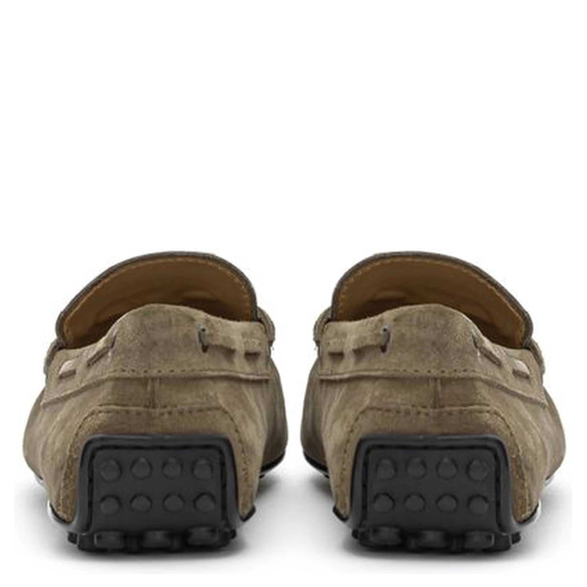 Beige Suede Leather Moccassin