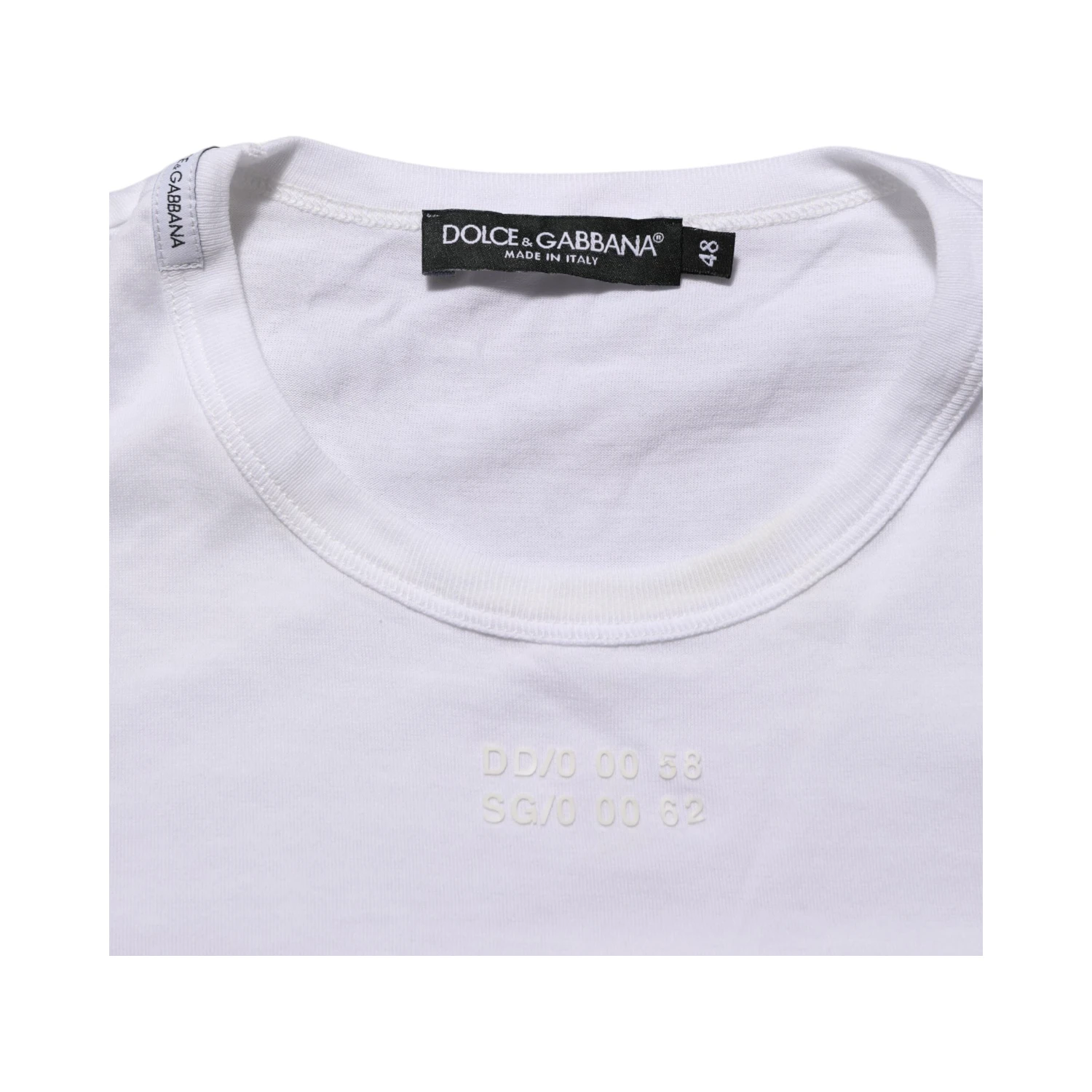 White Cotton Pocket Crew Neck Men Tee T-shirt