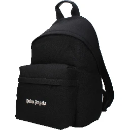 Black Fabric Backpack