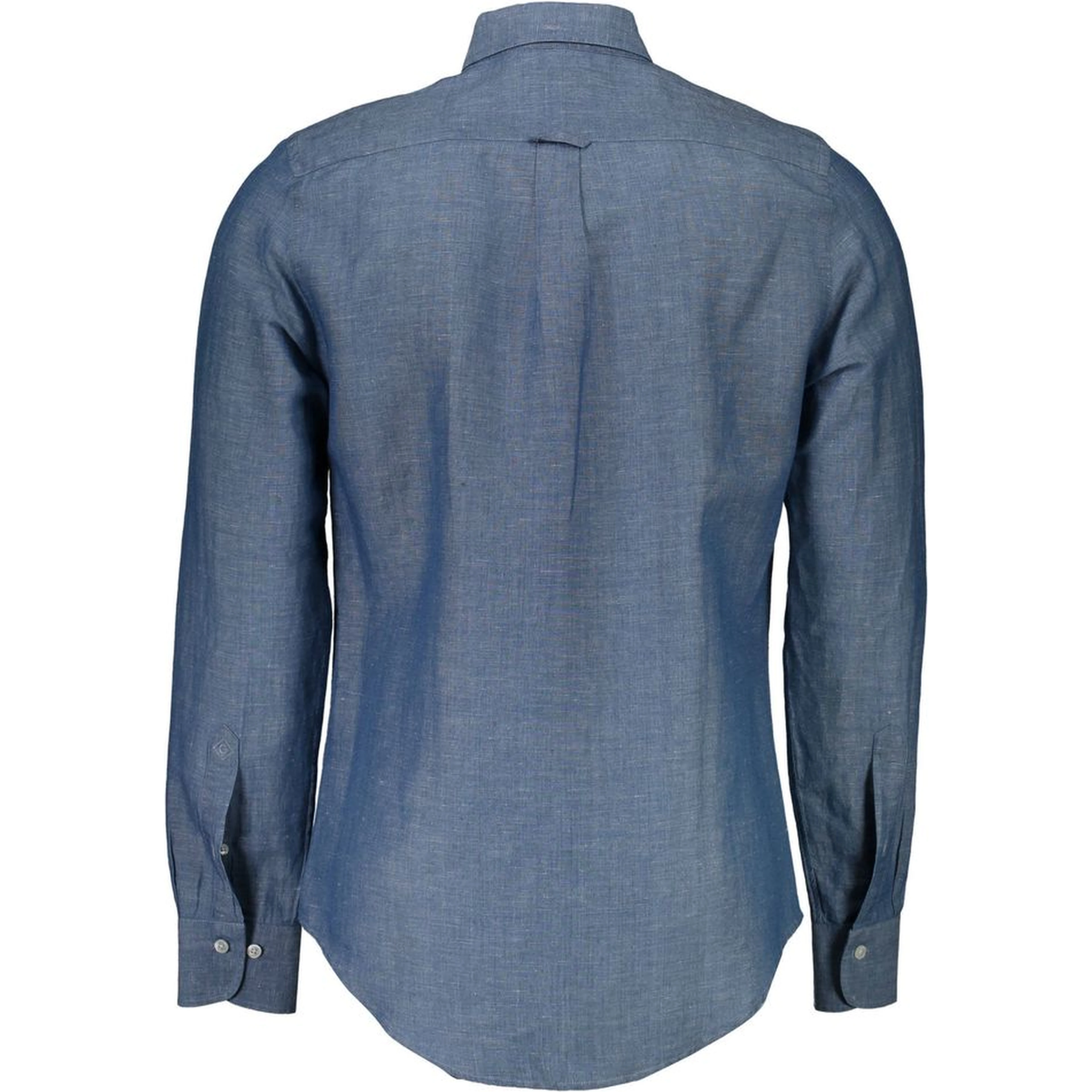 Blue Linen Men's Shirt