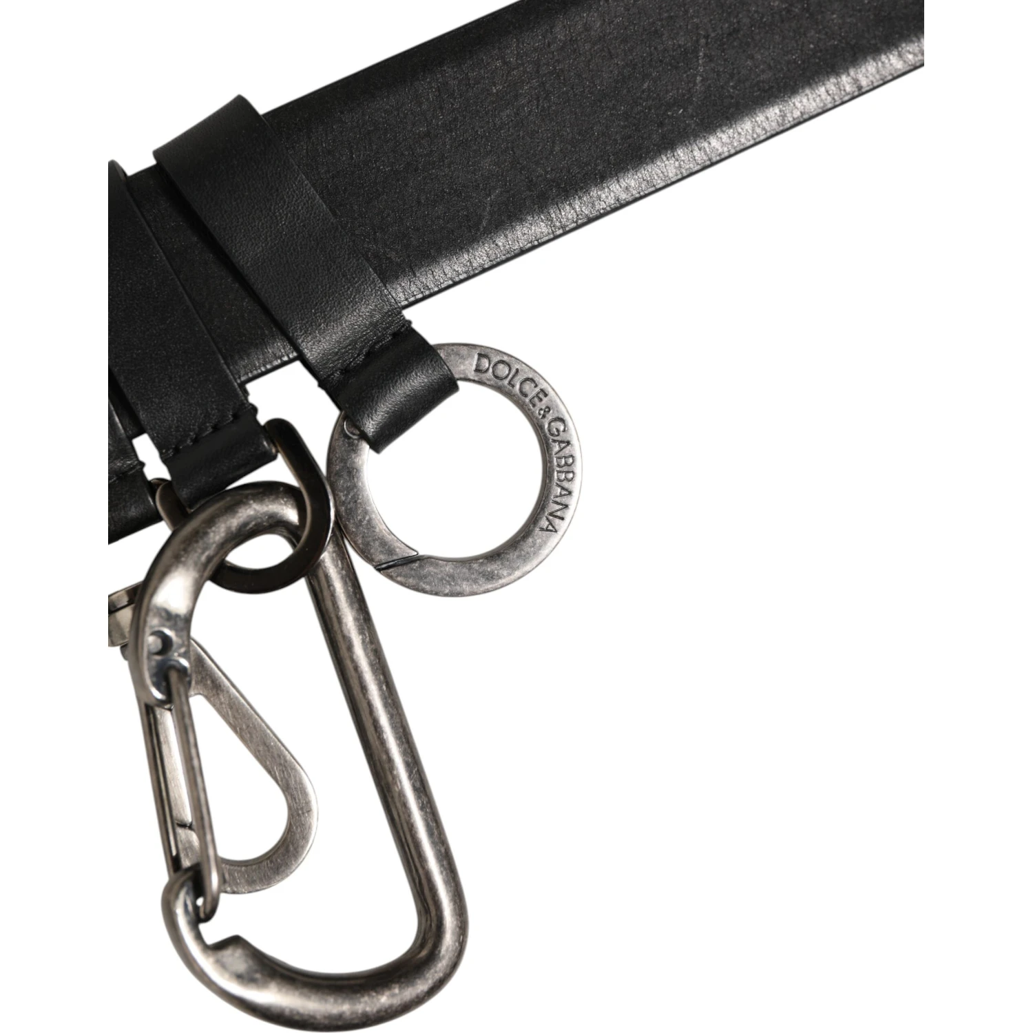 Black Key Ring Clip Attachments Buckle Belt