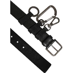 Black Key Ring Clip Attachments Buckle Belt