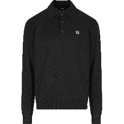 Fendi Sweaters Black