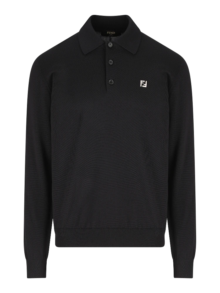Fendi Sweaters Black