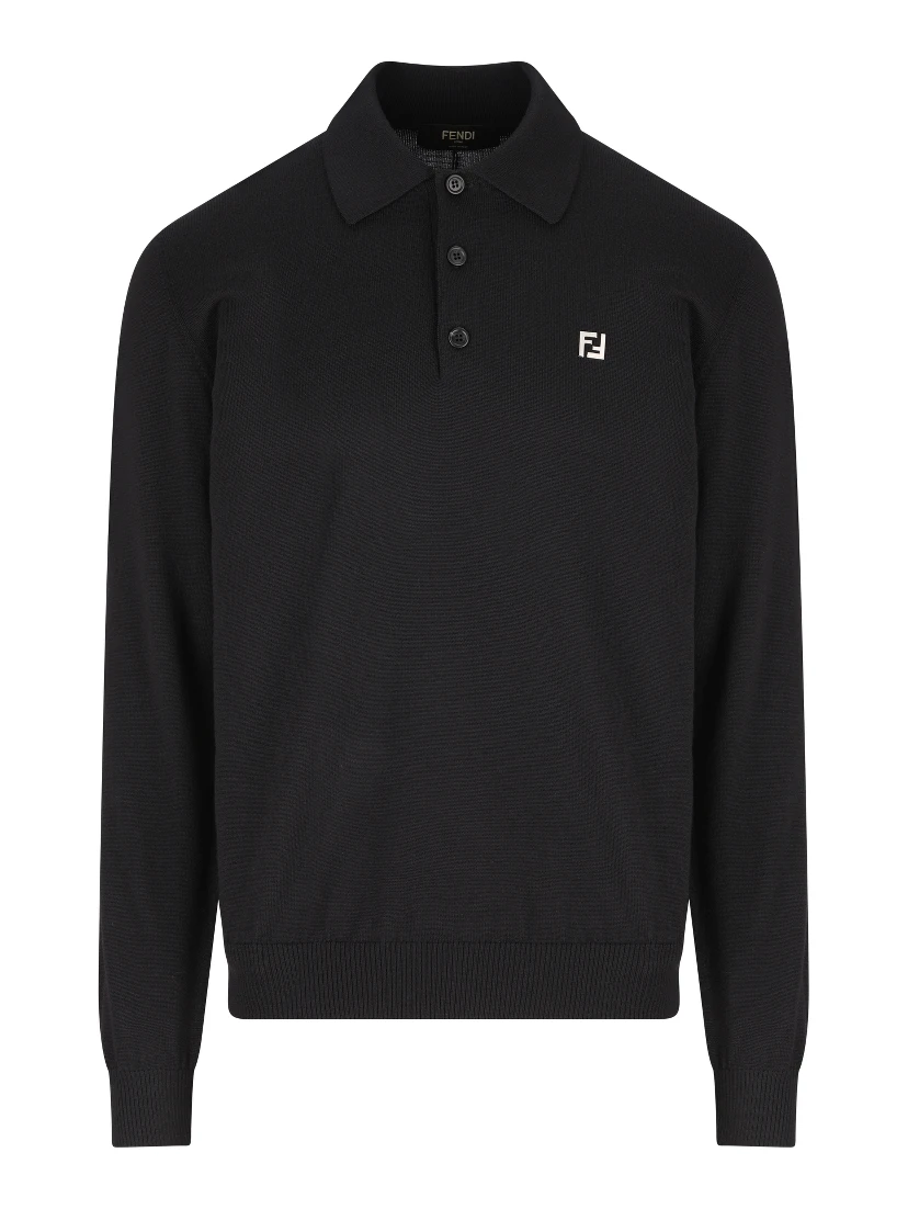 Fendi Sweaters Black