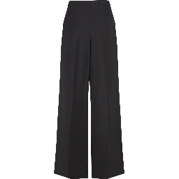 Trousers Wool Black